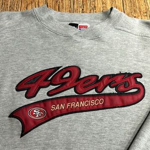 SF 49ers Vintage Crew Neck Ladies Medium